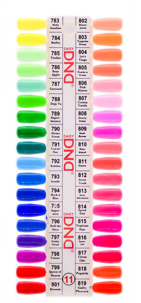 Daisy DND Color Swatches Daisy DND Color Swatches