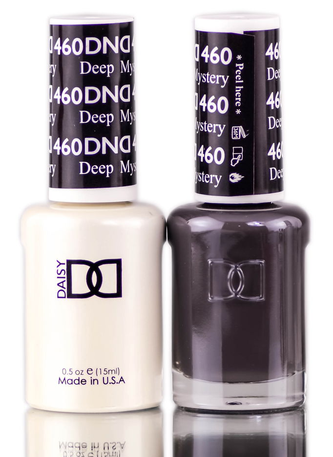 Daisy DND Neutrals Soak Off GEL POLISH DUO, All In One Gel Lacquer + Matching Nail Polish Color