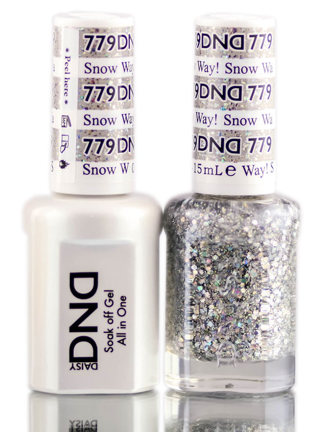Daisy DND Neutrals Soak Off GEL POLISH DUO, All In One Gel Lacquer + Matching Nail Polish Color