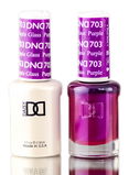 Daisy DND Purples Soak Off GEL POLISH DUO, All In One Gel Lacquer + Matching Nail Polish Color