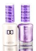 Daisy DND Purples Soak Off GEL POLISH DUO, All In One Gel Lacquer + Matching Nail Polish Color