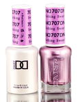 Daisy DND Purples Soak Off GEL POLISH DUO, All In One Gel Lacquer + Matching Nail Polish Color