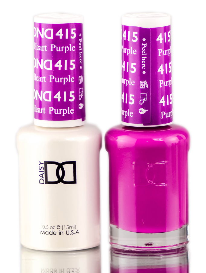 Daisy DND Purples Soak Off GEL POLISH DUO, All In One Gel Lacquer + Matching Nail Polish Color Daisy DND Purples Soak Off GEL POLISH DUO, All In One Gel Lacquer + Matching Nail Polish Color