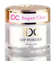 DND DC Pink & White CLEAR BASE Natural DIP POWDER for Nails