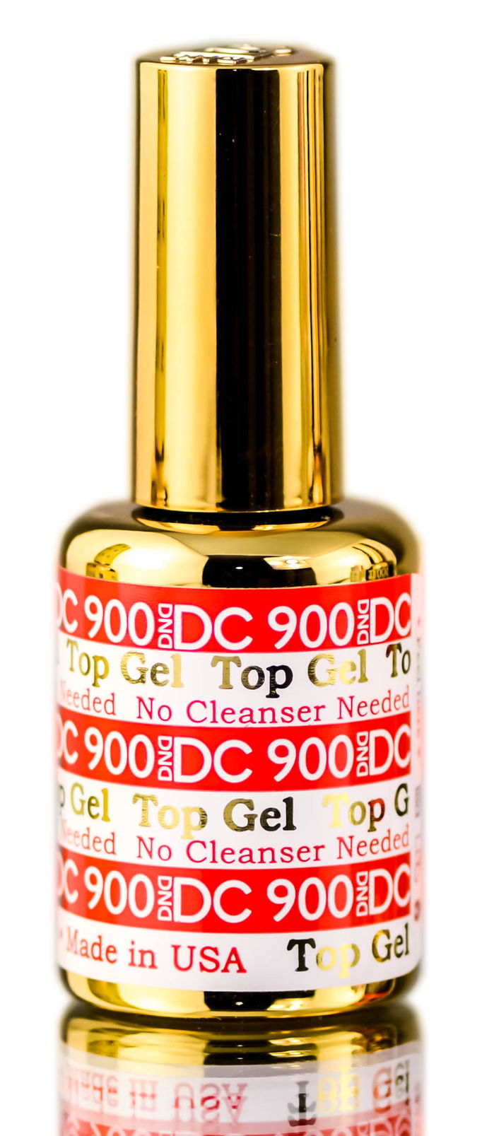 DND DC 900 TOP GEL, No Cleanser Needed, Soak off Gel NAIL All In One Daisy Top Coat for Nails