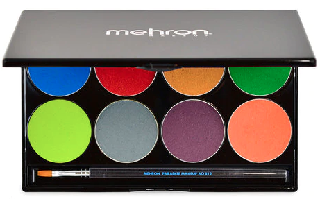 meh27-tropical - Mehron Paradise Makeup AQ - 8 Color Palette-image1 meh27-tropical - Mehron Paradise Makeup AQ - 8 Color Palette-image1