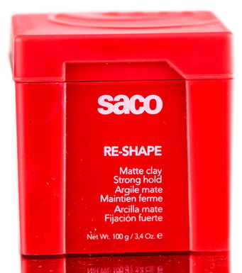 SACO Re-Shape Matte Clay [Strong Hold] (4oz)