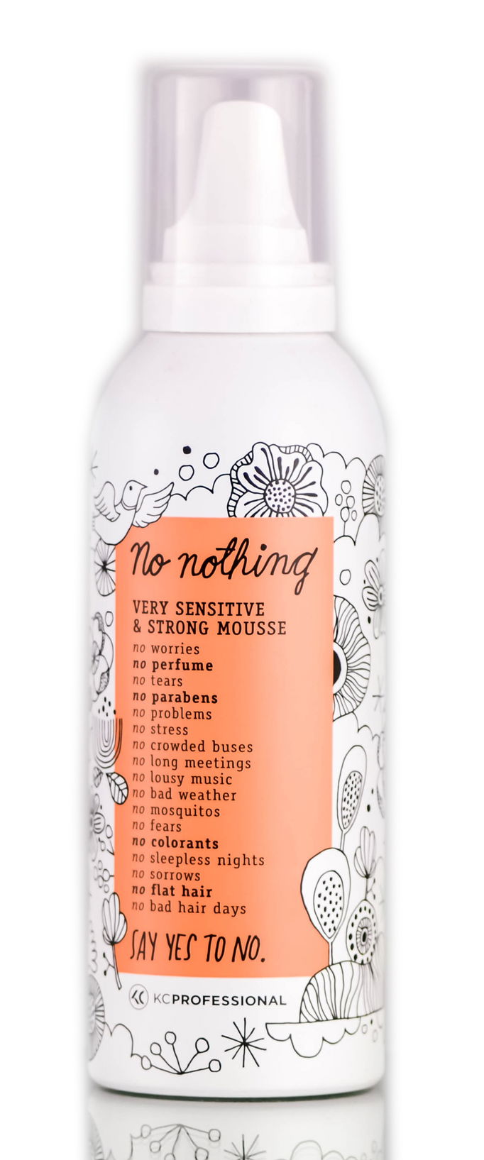 No Nothing Very Sensitive & Strong Mousse