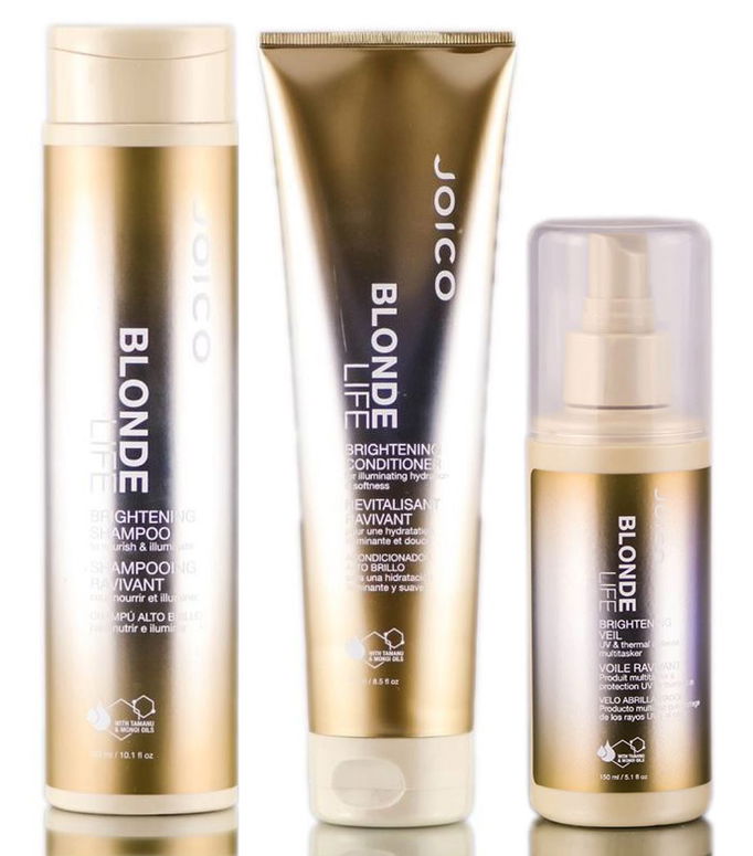 Joico Blonde Life Brightening Shampoo & Conditioner & Brightening Veil