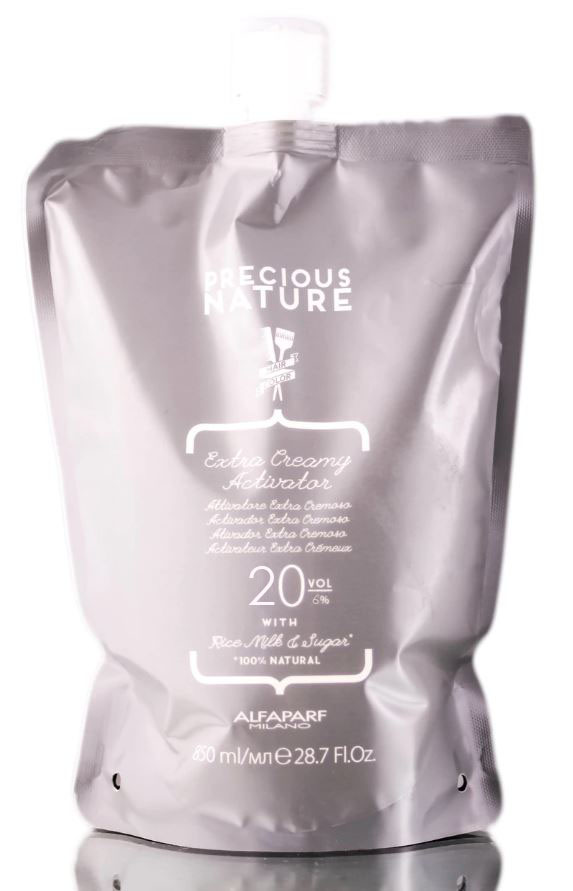 alf123-28-7-oz - Alfaparf Milano Precious Nature Extra Creamy Activator 20 Volume / 6%-image1