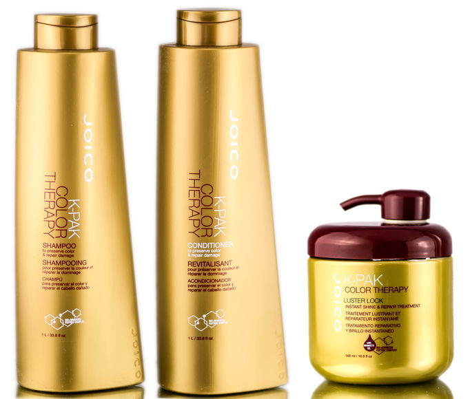 Joico K-PAK Color Therapy Shampoo & Conditioner & Luster Lock Joico K-PAK Color Therapy Shampoo & Conditioner & Luster Lock