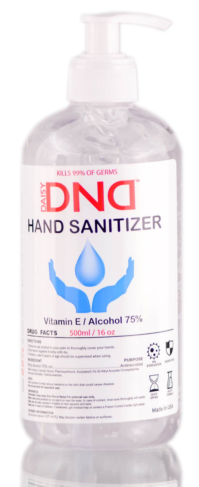 Daisy DND Hand Sanitizer With Vitamin E Daisy DND Hand Sanitizer With Vitamin E