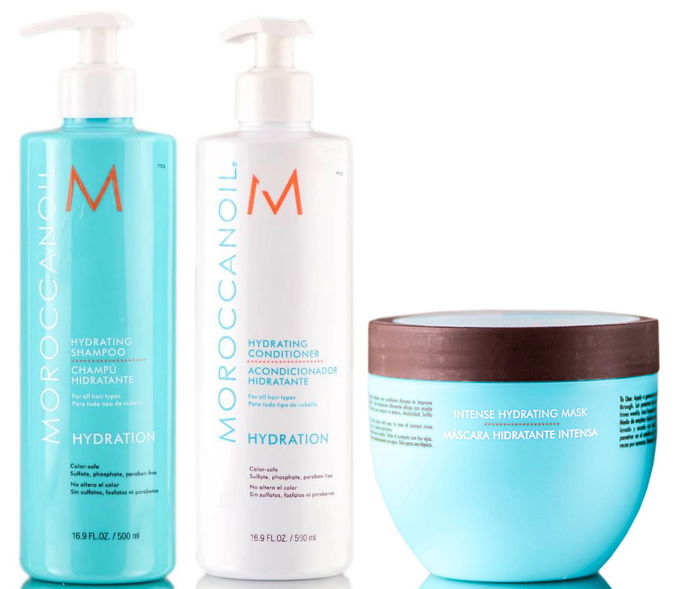 MoroccanOil Hydrating Shampoo & Conditioner & Mask