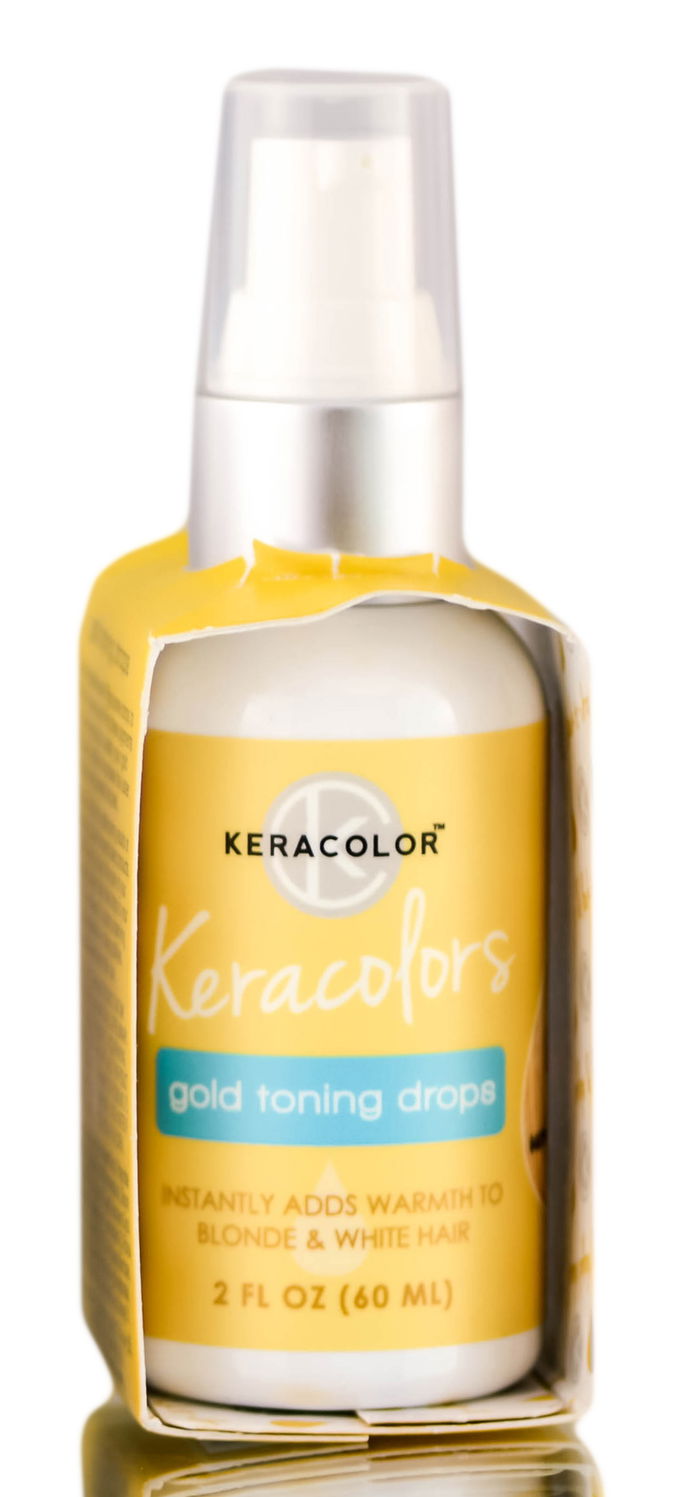 Keracolor Gold Toning Drops for Warm Blonde Tones Keracolor Gold Toning Drops for Warm Blonde Tones