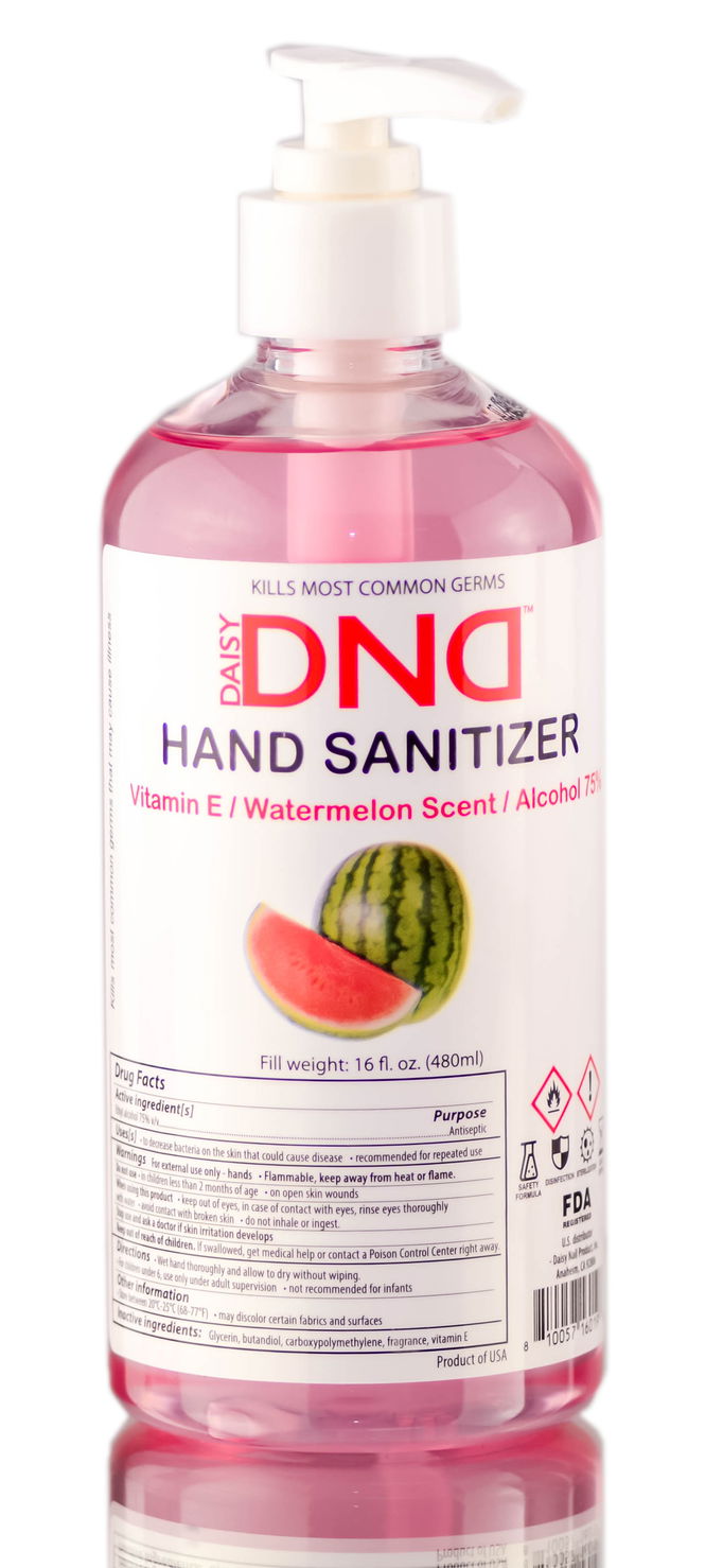 Daisy DND Watermelon Scent Hand Sanitizer (Vitamin E & 75% Alcohol) Daisy DND Watermelon Scent Hand Sanitizer (Vitamin E & 75% Alcohol)