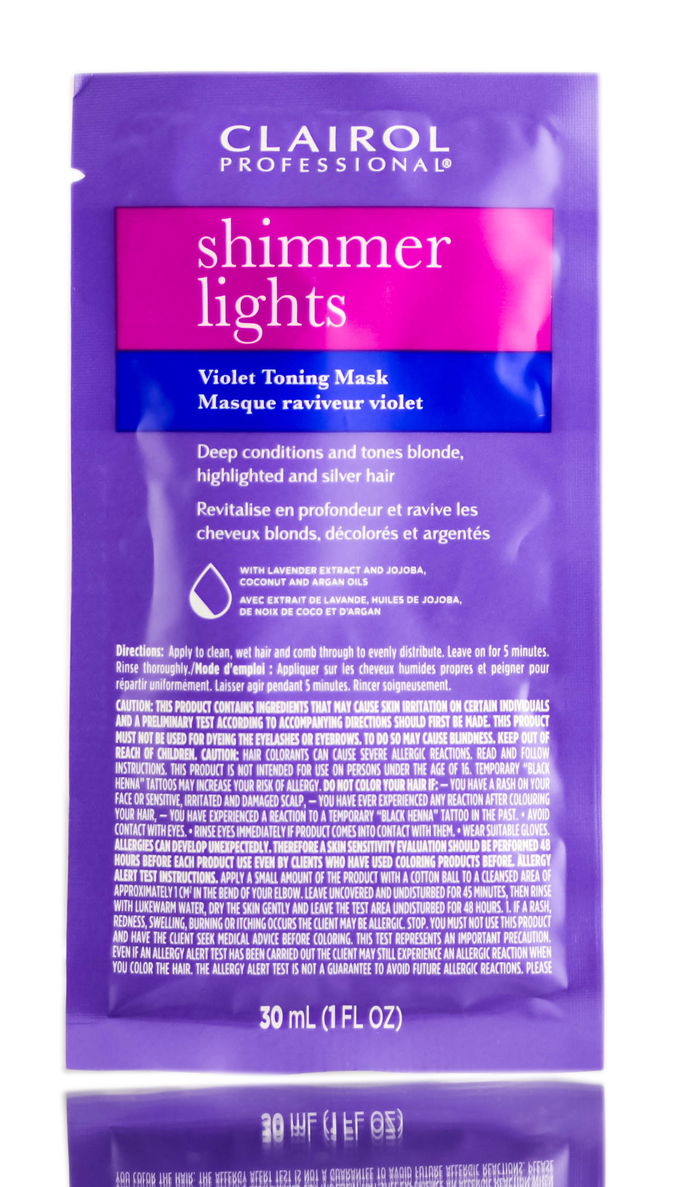 Clairol Shimmer Lights Violet Toning Mask