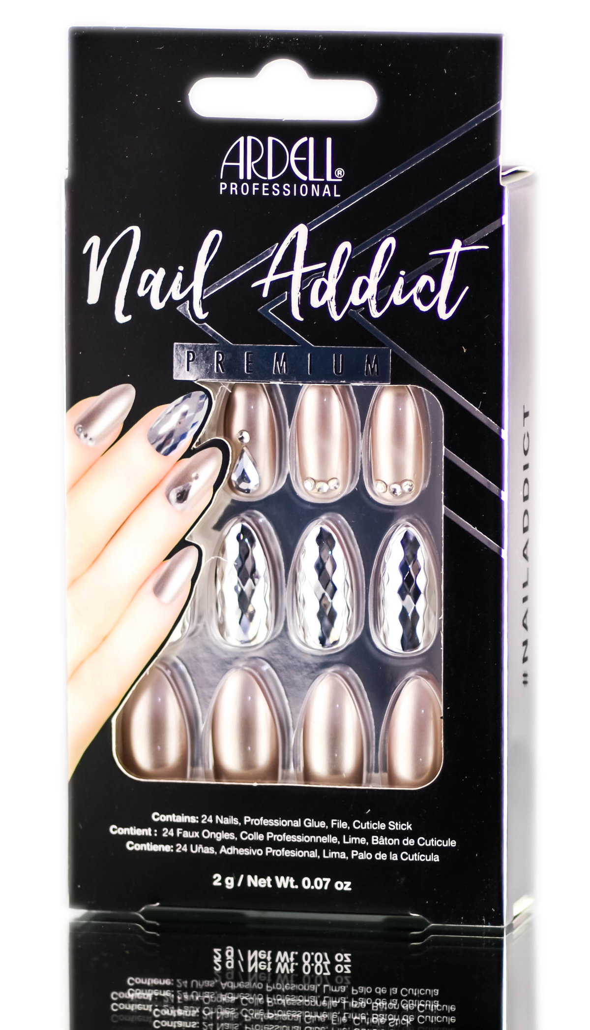 ard125-champ-ice - Ardell Nail Addict Premium Artificial Nail Set-image1
