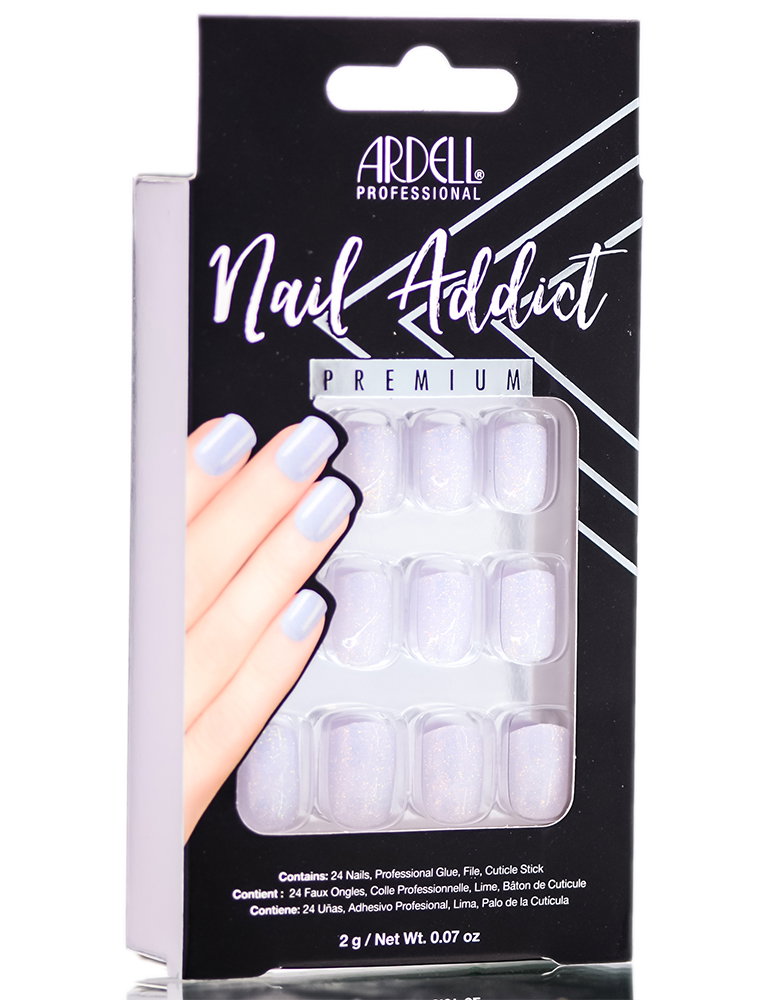 ard125-crystal-glitter - Ardell Nail Addict Premium Artificial Nail Set-image1
