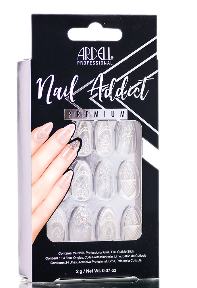ard125-glass-deco - Ardell Nail Addict Premium Artificial Nail Set-image1 ard125-glass-deco - Ardell Nail Addict Premium Artificial Nail Set-image1