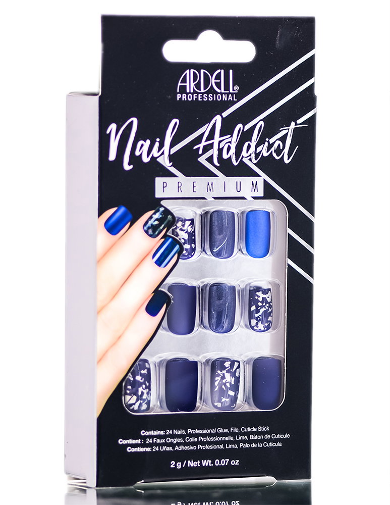 ard125-matte-blue - Ardell Nail Addict Premium Artificial Nail Set-image1