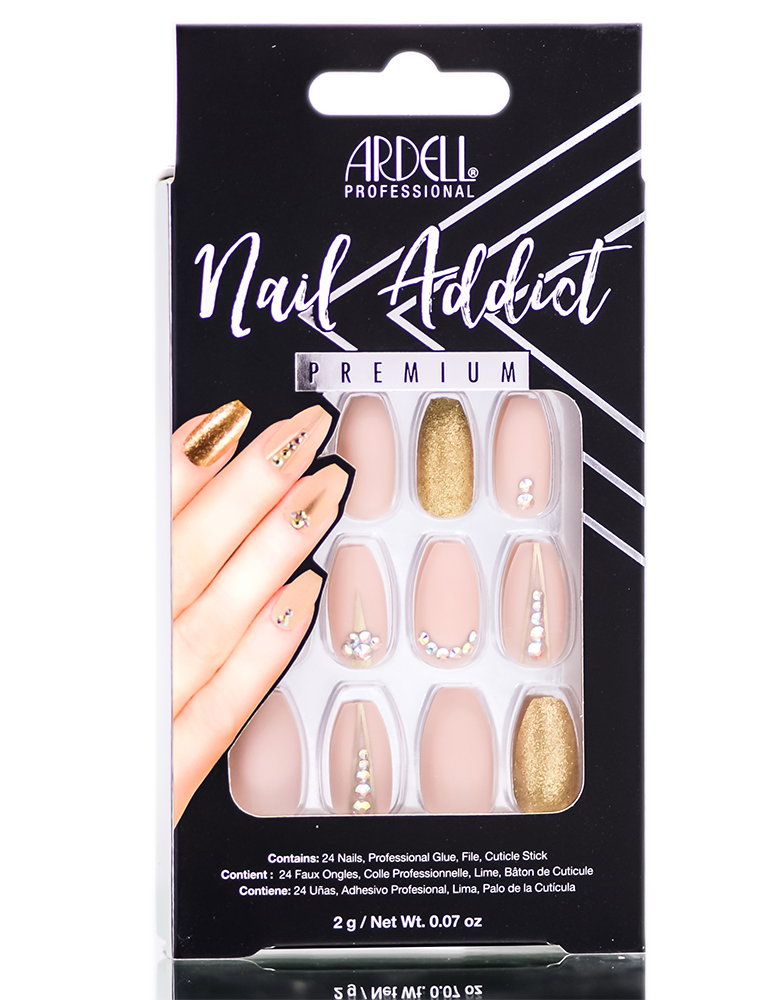 ard125-nude-jeweled - Ardell Nail Addict Premium Artificial Nail Set-image1 ard125-nude-jeweled - Ardell Nail Addict Premium Artificial Nail Set-image1