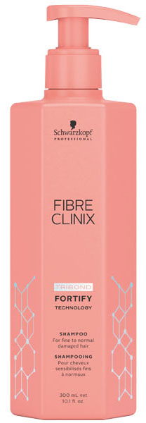 10.1 oz, Schwarzkopf Fibre Clinix Fortify Shampoo (Fine to Normal
