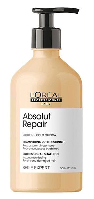 L'Oreal SerieExpert Gold Quinoa+Protein Absolut Repair Resurfacing Shampoo