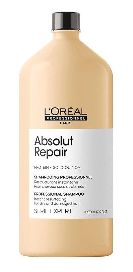 L'Oreal SerieExpert Gold Quinoa+Protein Absolut Repair Resurfacing Shampoo