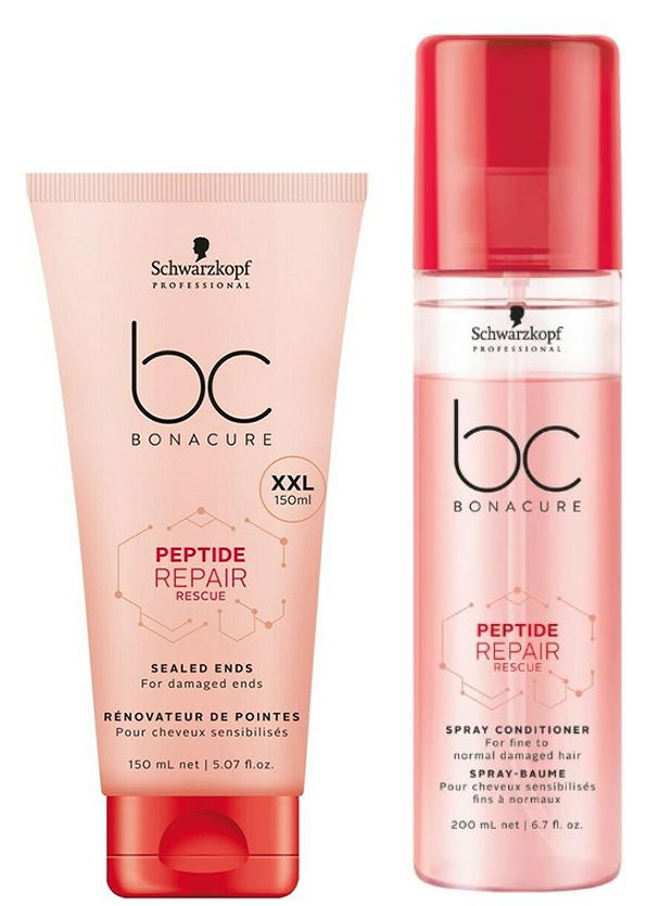 Schwarzkopf BC Bonacure Repair Rescue Sealed Ends & Intense Spray Conditioner