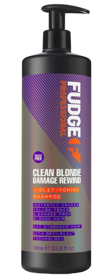Fudge Clean Blonde Damage Rewind Violet-Toning Shampoo Fudge Clean Blonde Damage Rewind Violet-Toning Shampoo
