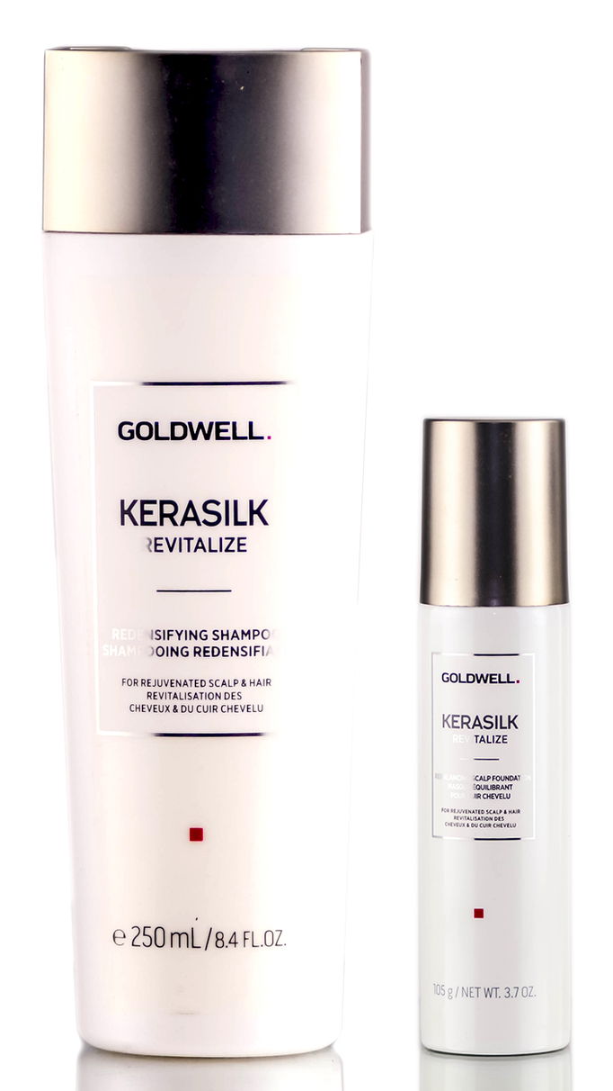 Goldwell Kerasilk Revitalize Redensifying Shampoo & Rebalancing Scalp Foundation