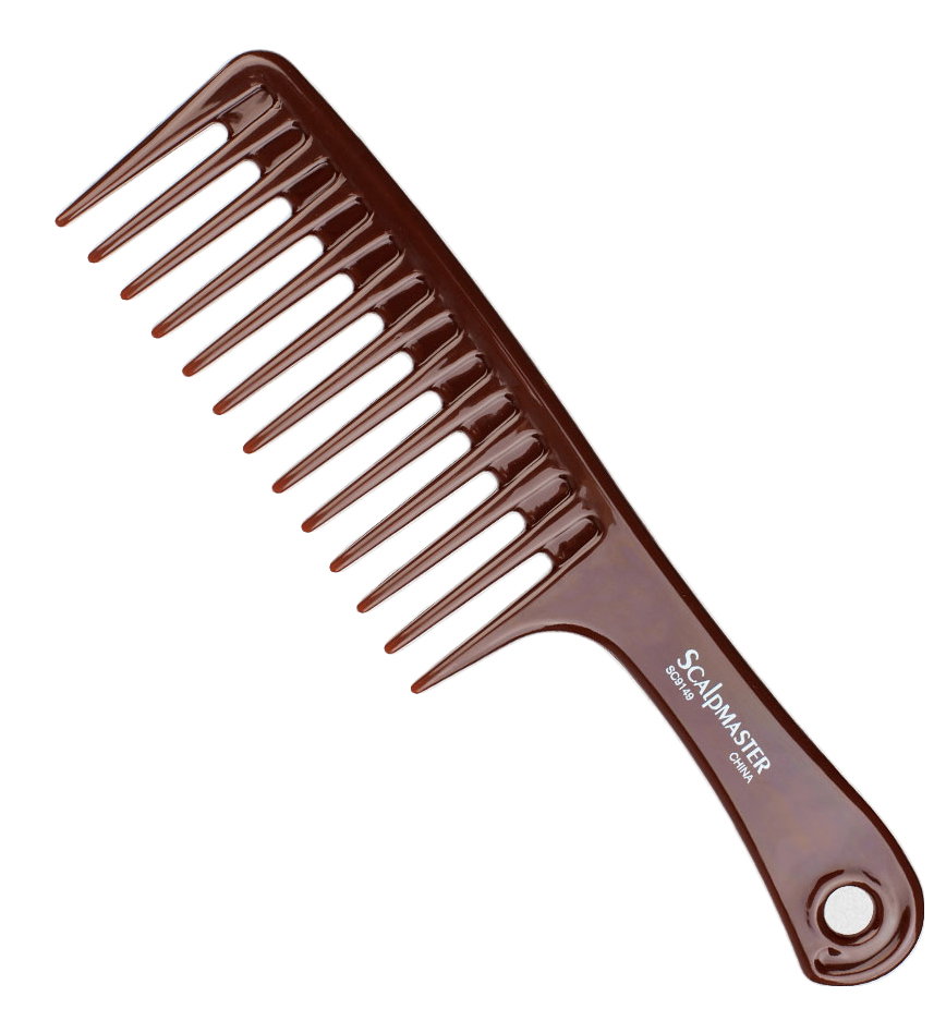 sca02-brown - ScalpMaster Argan Oil Detangling Comb-image1 sca02-brown - ScalpMaster Argan Oil Detangling Comb-image1