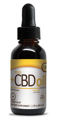 Plus +CBD Oil Gold Formula Unflavored Drops (5mg CBD)