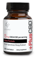 Plus +CBD Softgels 5mg-Serving CBDA Raw Formula