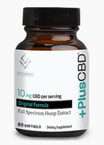 Plus +CBD Oil Original Formula Hemp Softgels (10 mg CBD)