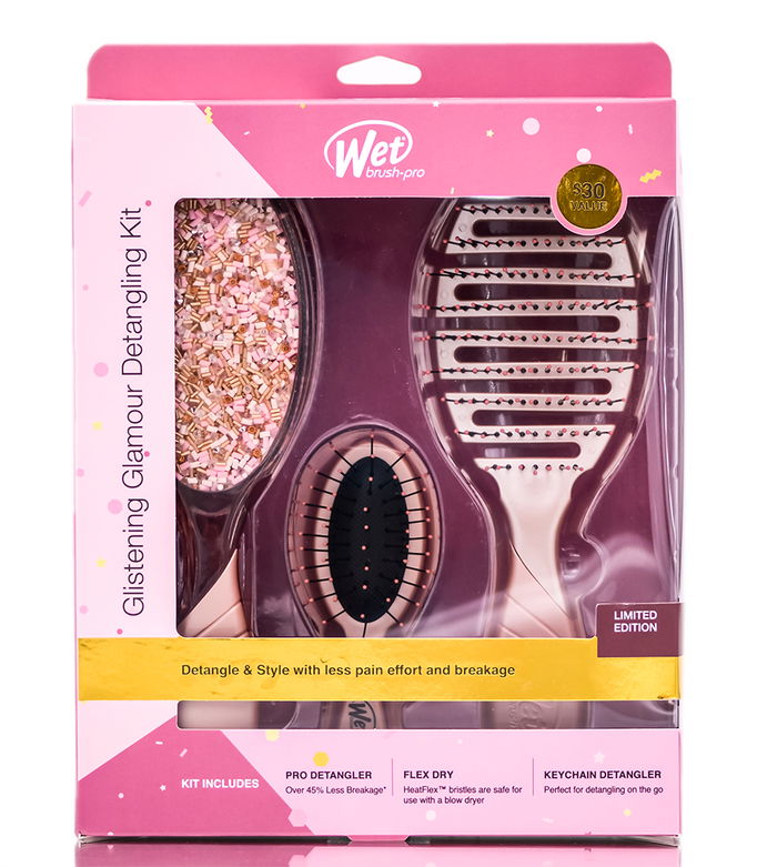 The Wet Brush Glistening Glamour Detangling Kit