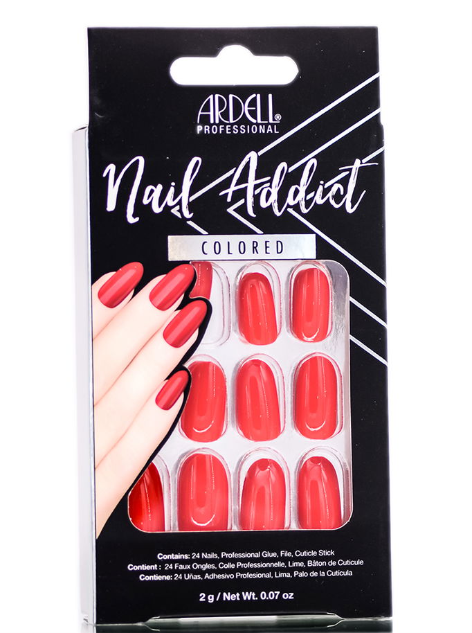Ardell Nail Addict Colored Artificial Nail Set