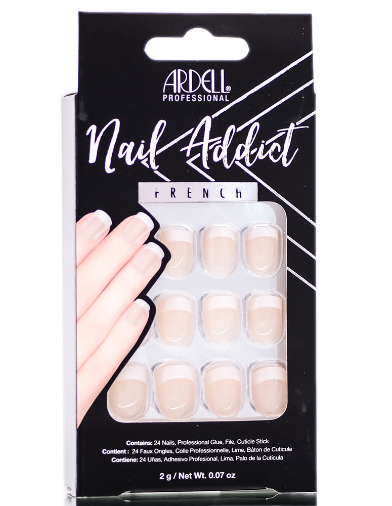 ard134-classic-tip - Ardell Nail Addict French Artificial Nail Set-image1