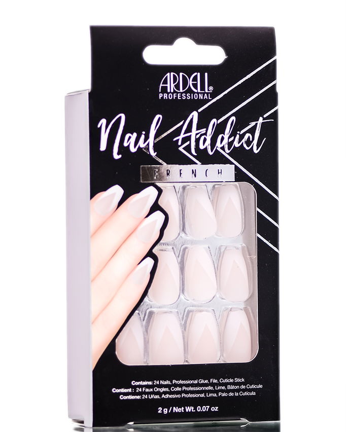 Ardell Nail Addict French Artificial Nail Set
