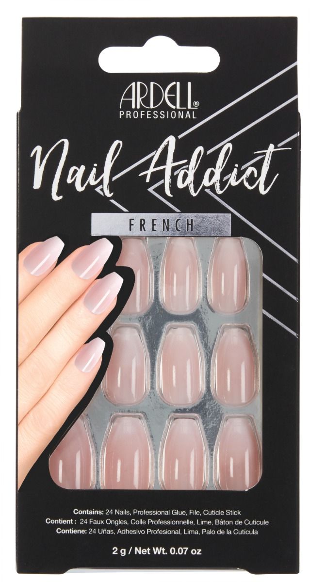 Ardell Nail Addict French Artificial Nail Set