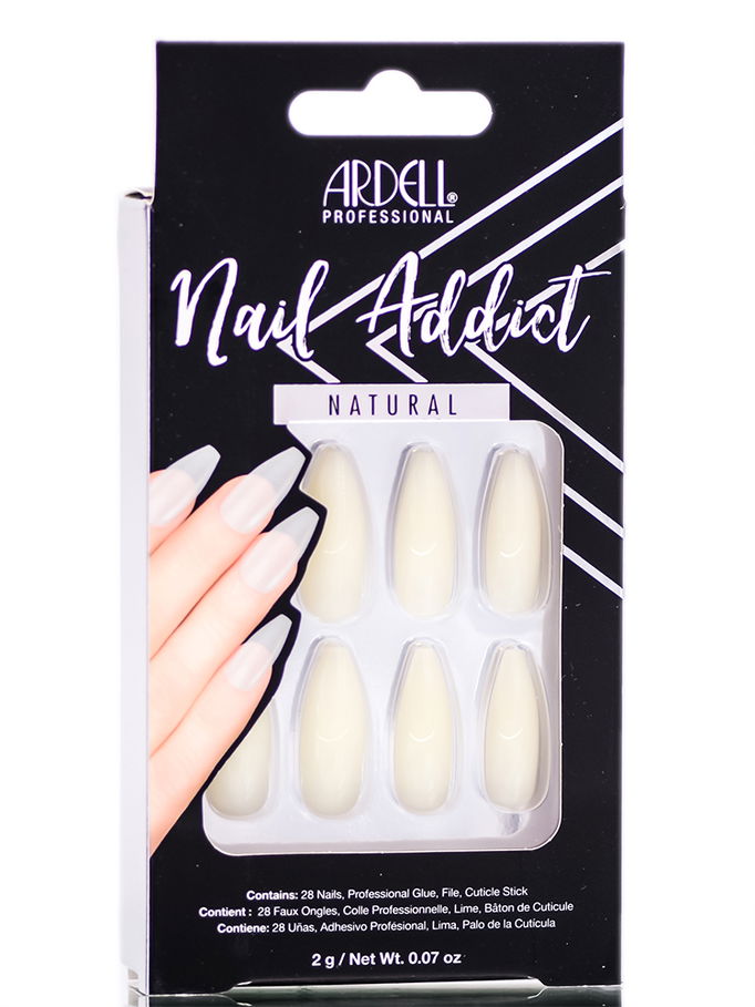 Ardell Nail Addict Natural Artificial Nail Set
