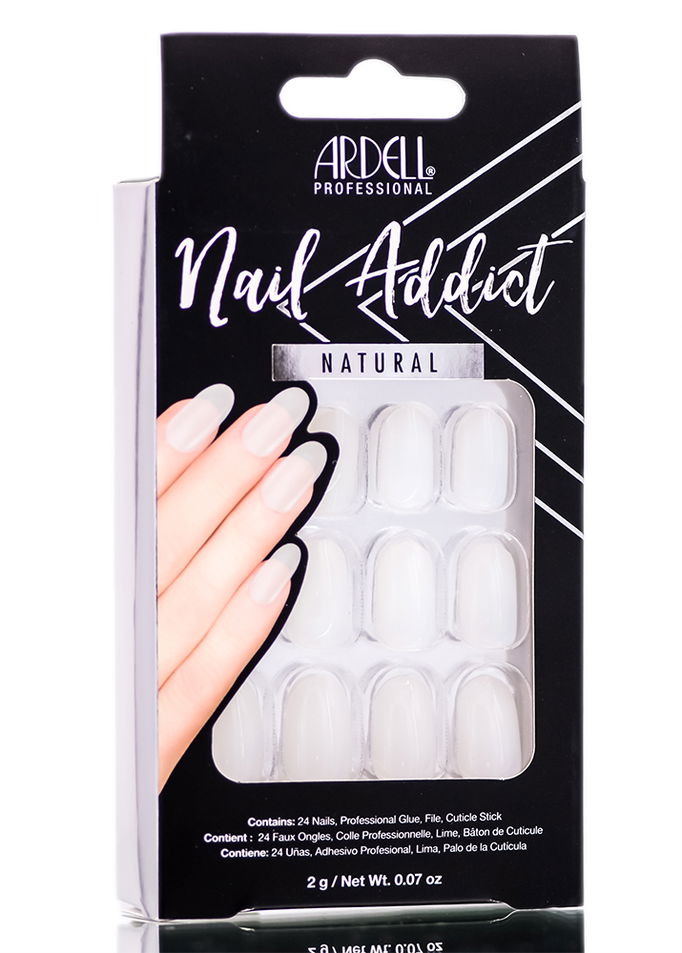 Ardell Nail Addict Natural Artificial Nail Set