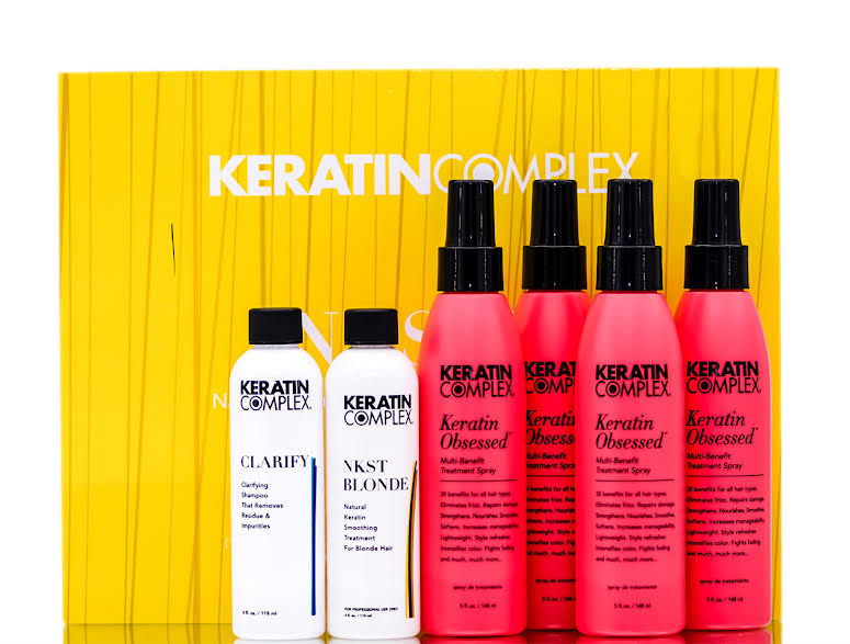 Natural keratin smoothing treatment for blonde hair best sale