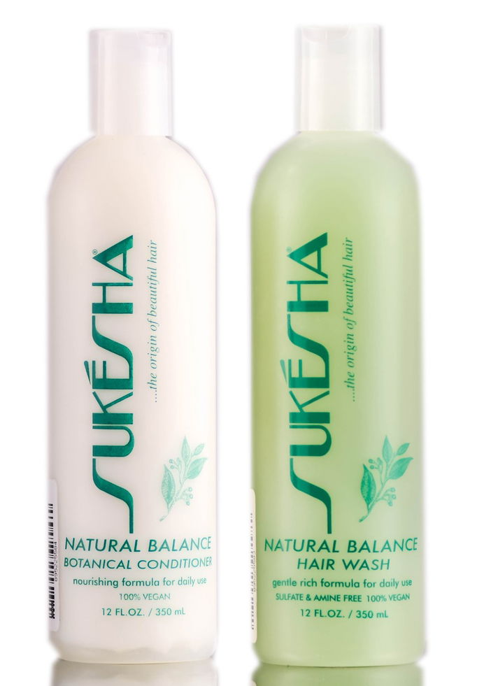 Sukesha Natural Balance Hair Wash & Natural Balance Botanical Conditioner