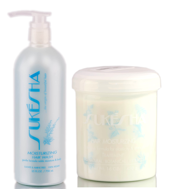 Sukesha Moisturizing Hair Wash & Moisturizing Traitement