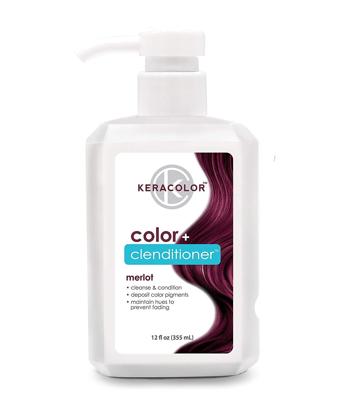 ker22-12-oz - Keracolor Color Merlot Clenditioner-image1