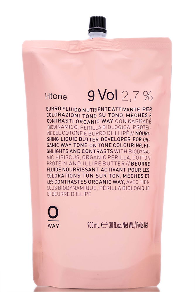 30 oz, Oway Htone Nourishing Liquid Butter 9 Vol 2.7% Developer