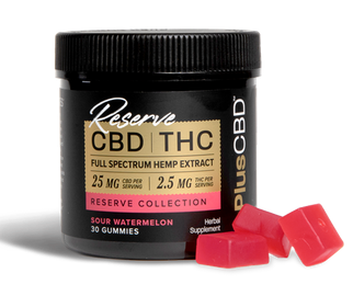 Plus +CBD Reserve THC** Collection 25MG Gummies