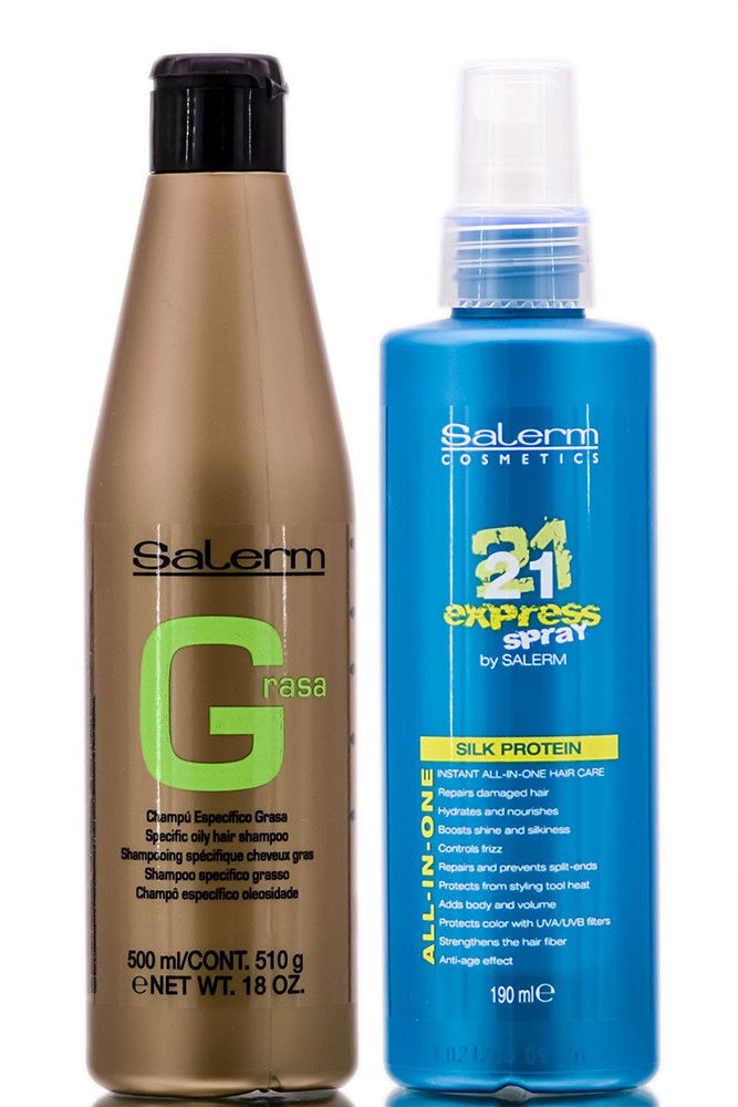 Salerm Specific Oily Hair Shampoo & 21 Express Spray
