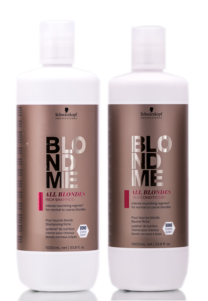 Schwarzkopf BlondMe Rich Shampoo & Rich Conditioner